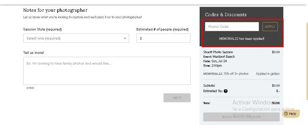How to apply Shoott coupon code